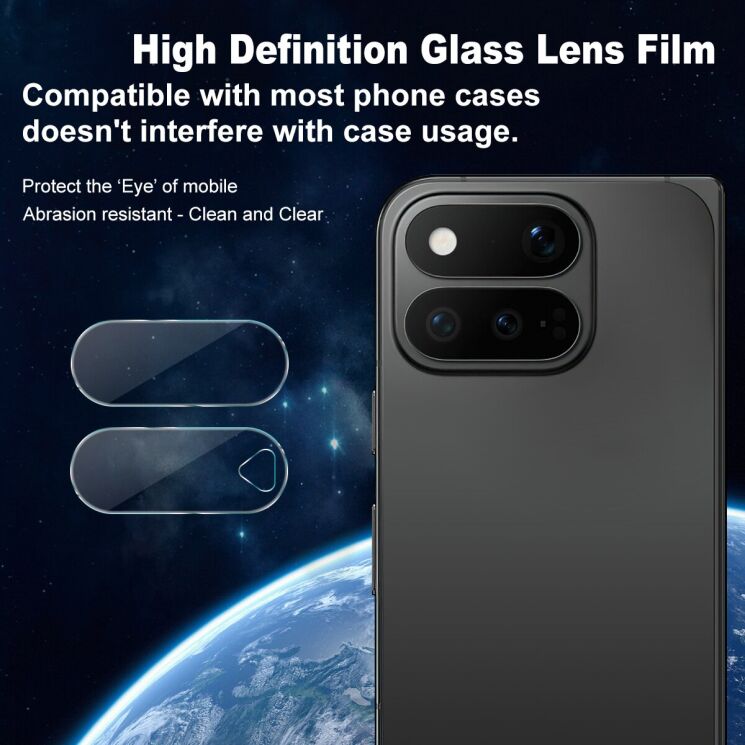 Защитное стекло на камеру IMAK Lens Protector для Google Pixel 11 Pro Fold: фото 3 из 8