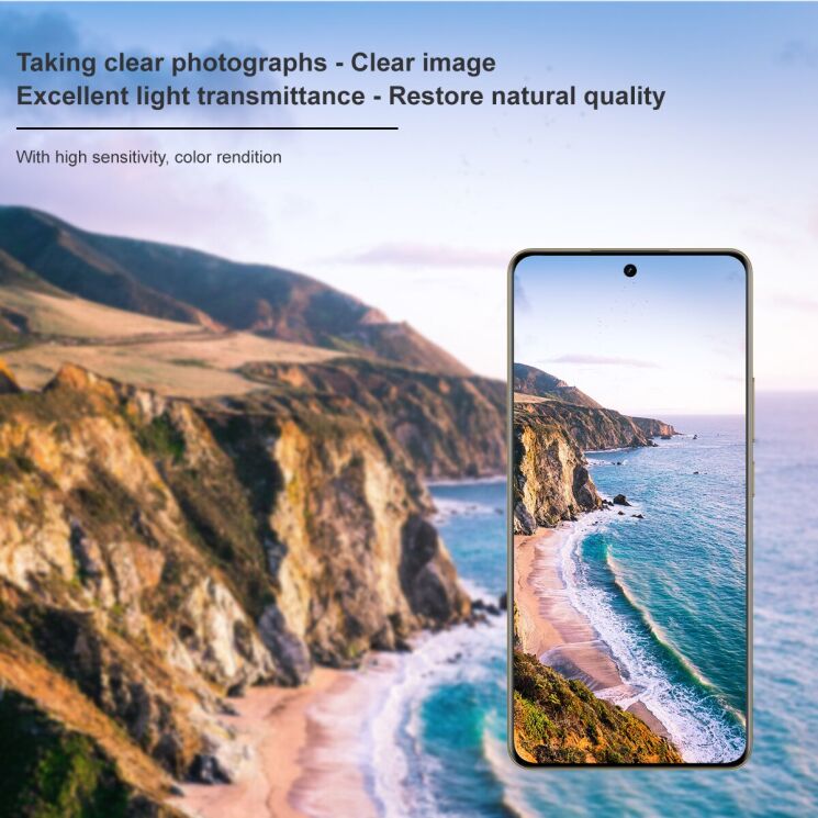 Защитное стекло на камеру IMAK Lens Protector для Realme 16 Pro Plus: фото 6 из 8