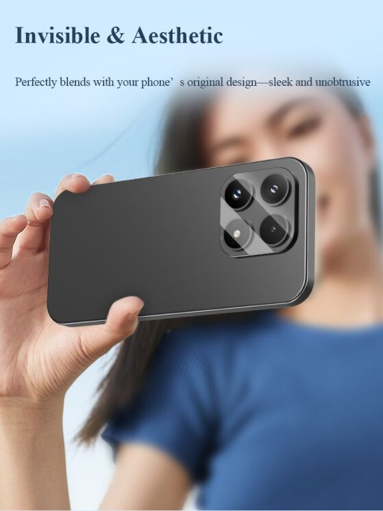 Защитное стекло на камеру LEREACH Camera Lens Protector для Xiaomi 17 - Transparent: фото 7 из 9