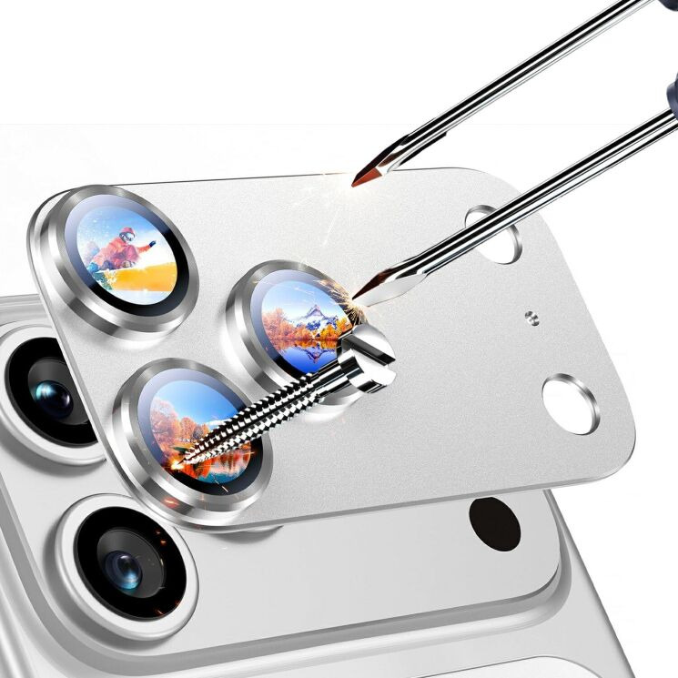 Захисне скло на камеру RURIHAI High Lens Protector для iPhone 18 Pro Max - Silver (423885S) Захисне скло на камеру RURIHAI High Lens Protector для iPhone 18 Pro Max - Silver: фото 4 з 6