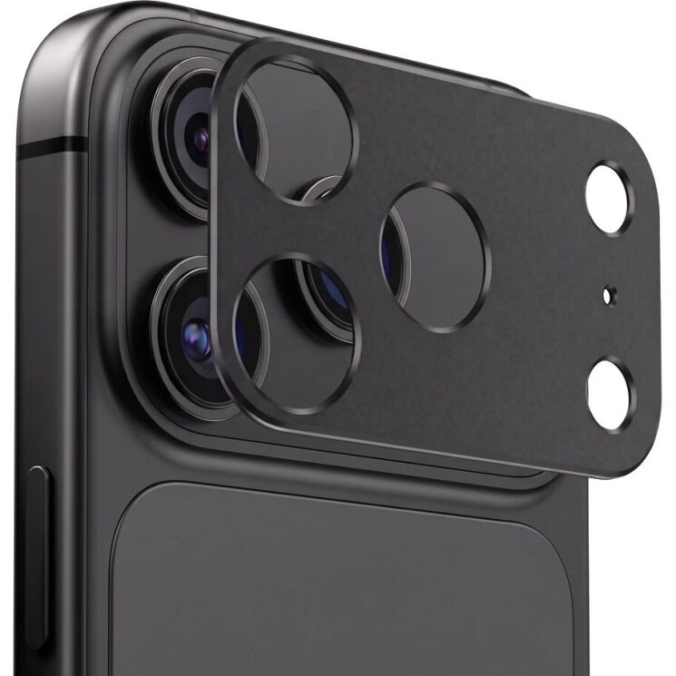 Защитная рамка на камеру Tech-Protect Camalloy Fit+ для iPhone 18 Pro Max (5906302324996) - Black: фото 3 из 9