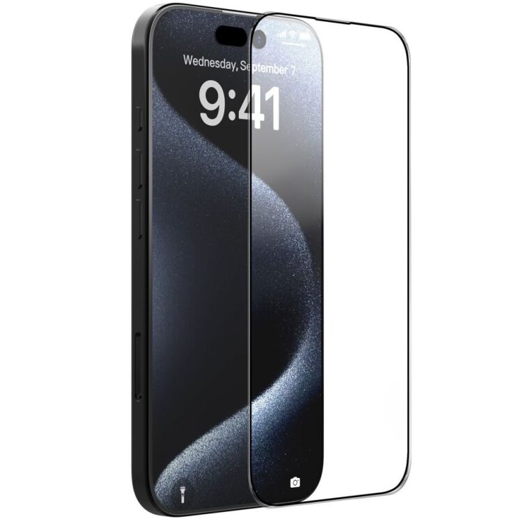 Защитное стекло NILLKIN Amazing CP+ PRO для Apple iPhone 16 - Black: фото 5 из 13