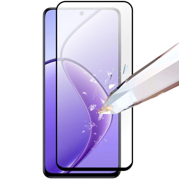 Защитное стекло RURIHAI Full Glue Screen Protect для Realme 12 5G - Black: фото 4 из 7