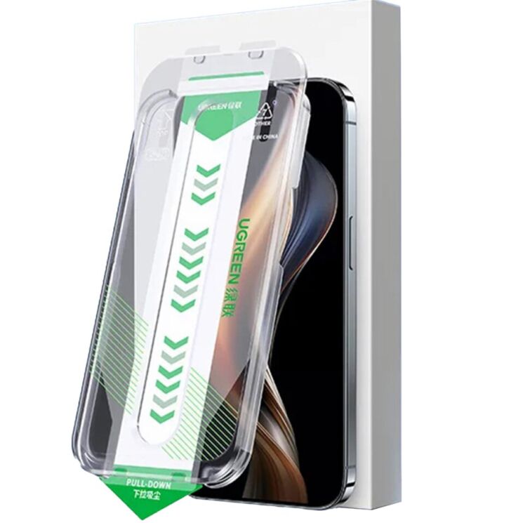 Защитное стекло UGREEN Install Full Glue для Apple iPhone 13 Pro Max / 14 Plus - Black: фото 1 из 7