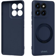 Защитный чехол ABEEL Lyra Skin Kickstand with MagSafe для Motorola Edge 60 Pro - Dark Blue: фото 1 из 6
