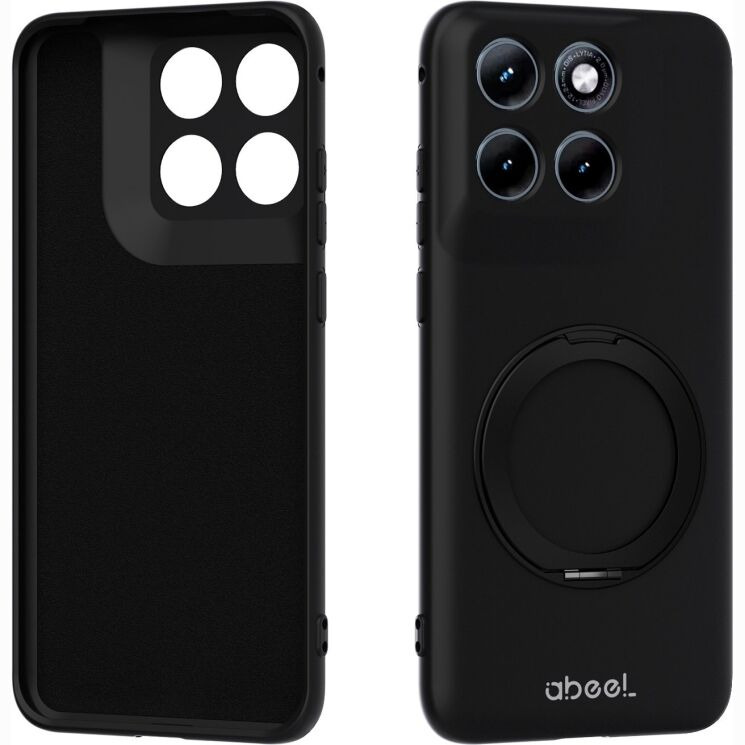Захисний чохол ABEEL Lyra Skin Kickstand with MagSafe для Motorola Edge 70 Fusion - Black: фото 1 з 8