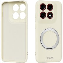 Защитный чехол ABEEL Lyra Skin Kickstand with MagSafe для Motorola Edge 70 Pro - Beige: фото 1 из 8