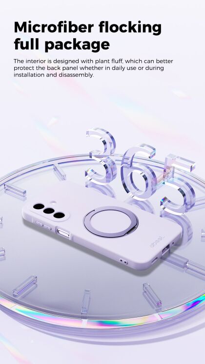 Захисний чохол ABEEL Lyra Skin Kickstand with MagSafe для Samsung Galaxy A27 (A276) - Purple (408645V) Захисний чохол ABEEL Lyra Skin Kickstand with MagSafe для Samsung Galaxy A27 (A276) - Purple: фото 3 з 10