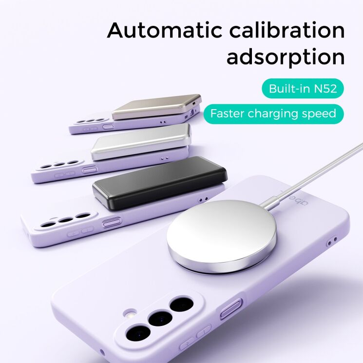 Захисний чохол ABEEL Lyra Skin Kickstand with MagSafe для Samsung Galaxy A27 (A276) - Purple (408645V) Захисний чохол ABEEL Lyra Skin Kickstand with MagSafe для Samsung Galaxy A27 (A276) - Purple: фото 10 з 10