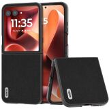 Защитный чехол ABEEL Texture Case для Motorola Razr 60 Ultra - Black: фото 1 из 6