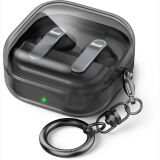 Захисний чохол AHASTYLE Crystal Split для Samsung Galaxy Buds 4 / Buds 4 Pro - Transparent Grey: фото 1 з 8