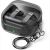 Захисний чохол AHASTYLE Crystal Split для Samsung Galaxy Buds 4 / Buds 4 Pro - Transparent Grey: фото 1 з 8