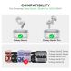 Захисний чохол AHASTYLE Crystal Split для Samsung Galaxy Buds 4 / Buds 4 Pro - Transparent Grey (407427H). Фото 2 з 8