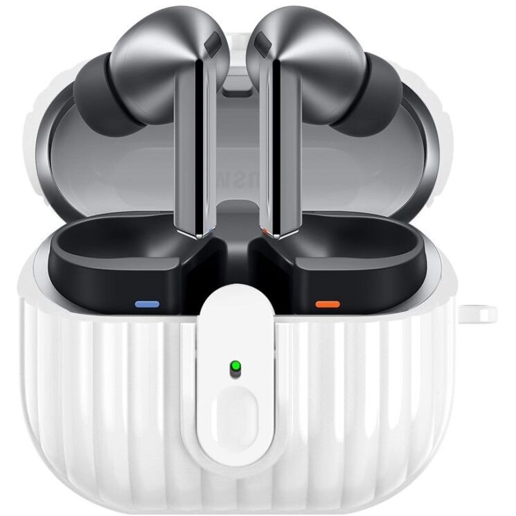 Захисний чохол AHASTYLE WG161 для Samsung Galaxy Buds 3 / Buds 3 Pro - White: фото 2 з 6