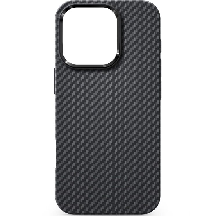 Защитный чехол ArmorStandart LikeCarbon2 MagCase для Apple iPhone 15 Pro - Black: фото 1 из 2