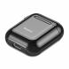 Захисний чохол BASEUS Shining Hook Case для Apple AirPods 1 / 2 - Black (247310B). Фото 4 з 25