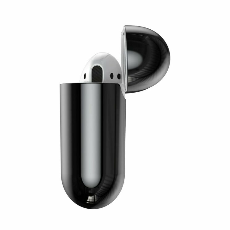 Захисний чохол BASEUS Shining Hook Case для Apple AirPods 1 / 2 - Black: фото 5 з 25
