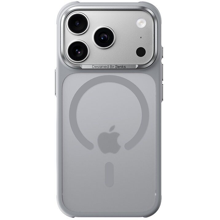 Захисний чохол BENKS Mist Magnetic для iPhone 18 Pro / 17 Pro - Grey: фото 2 з 9