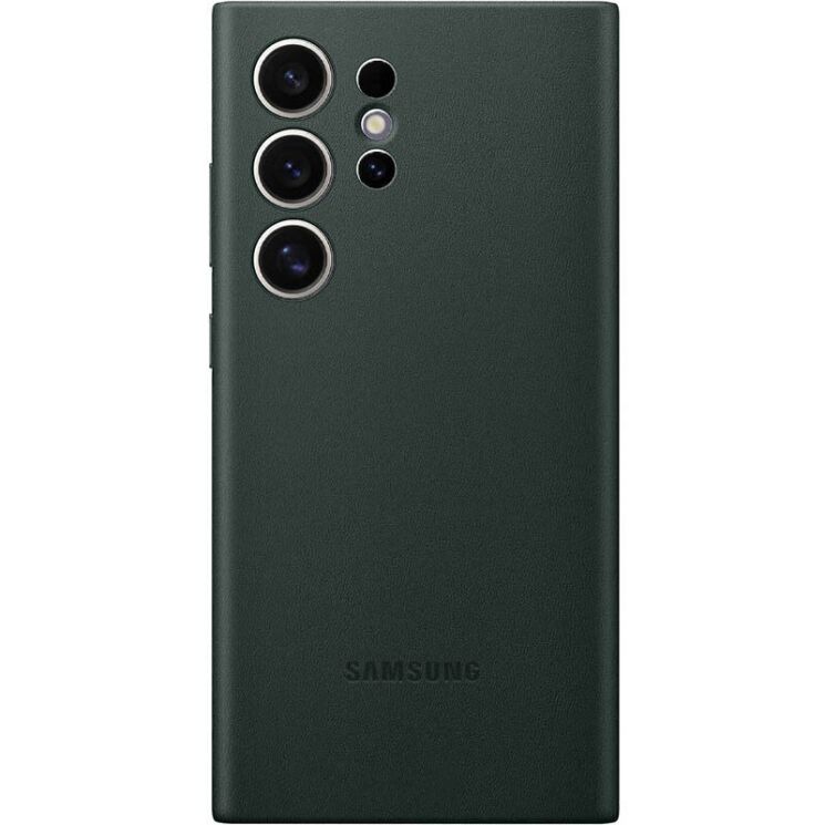 Защитный чехол Copiex Leather Cover для Samsung Galaxy S24 Ultra (S928) - Pine green: фото 1 из 3