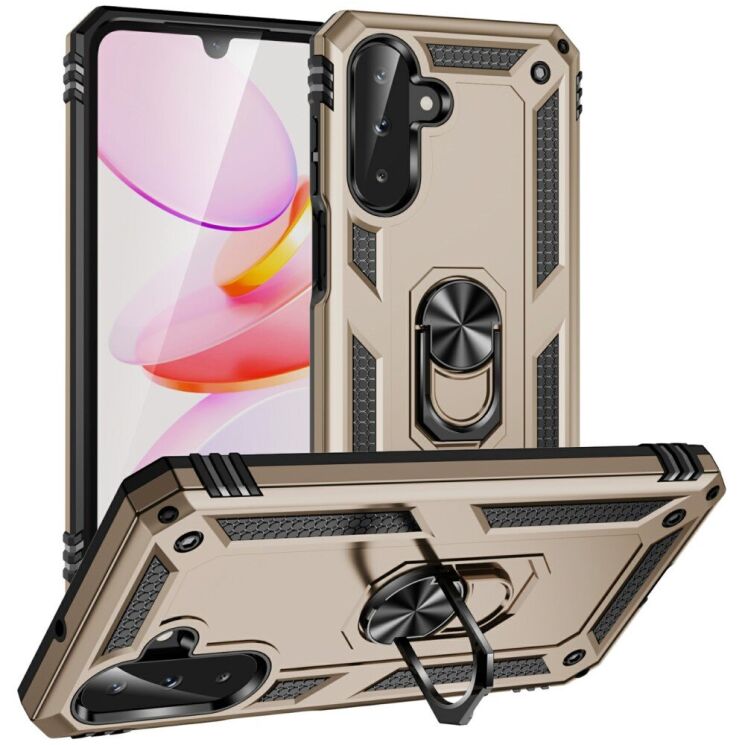 Защитный чехол Deexe Armor Case для Samsung Galaxy A26 (A266) - Gold: фото 1 из 7