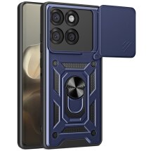 Захисний чохол Deexe Armor Shield для Motorola Edge 60 Pro - Blue: фото 1 з 10