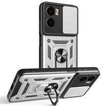 Защитный чехол Deexe Armor Shield для Motorola Moto G05 - Silver: фото 1 из 9
