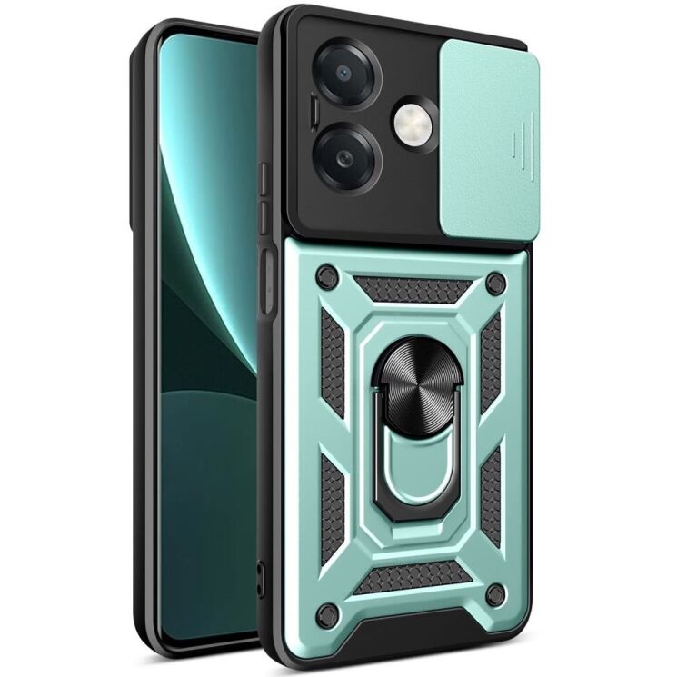 Защитный чехол Deexe Armor Shield для OPPO A3x / A3 / A40m - Green: фото 1 из 10