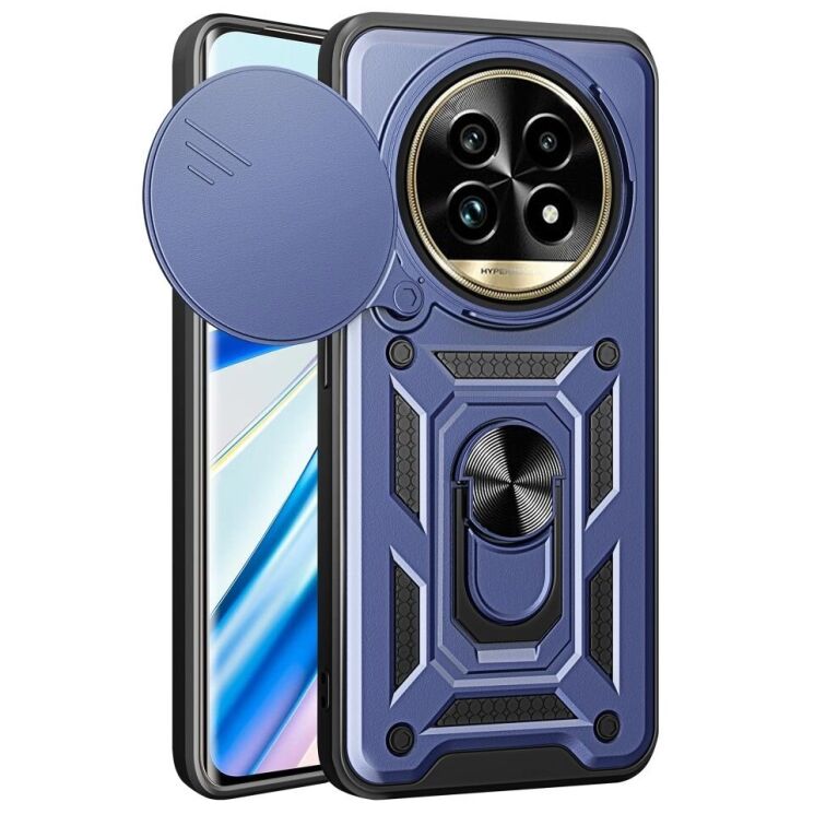 Защитный чехол Deexe Armor Shield для Realme 13 Pro / 13 Pro Plus - Blue: фото 1 из 9