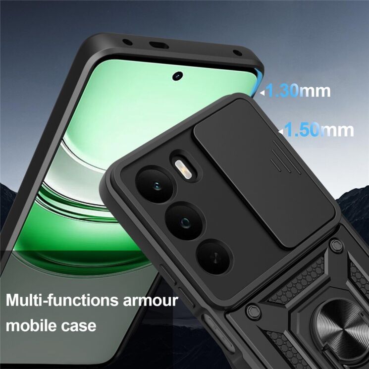Захисний чохол Deexe Armor Shield для Realme C71 - Black: фото 8 з 9