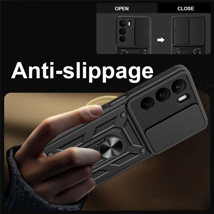Захисний чохол Deexe Armor Shield для Realme C71 - Black: фото 2 з 9