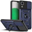Чехол с защитой камеры Deexe Armor Shield для Samsung Galaxy A03 Core (A032) - Blue (293536L)