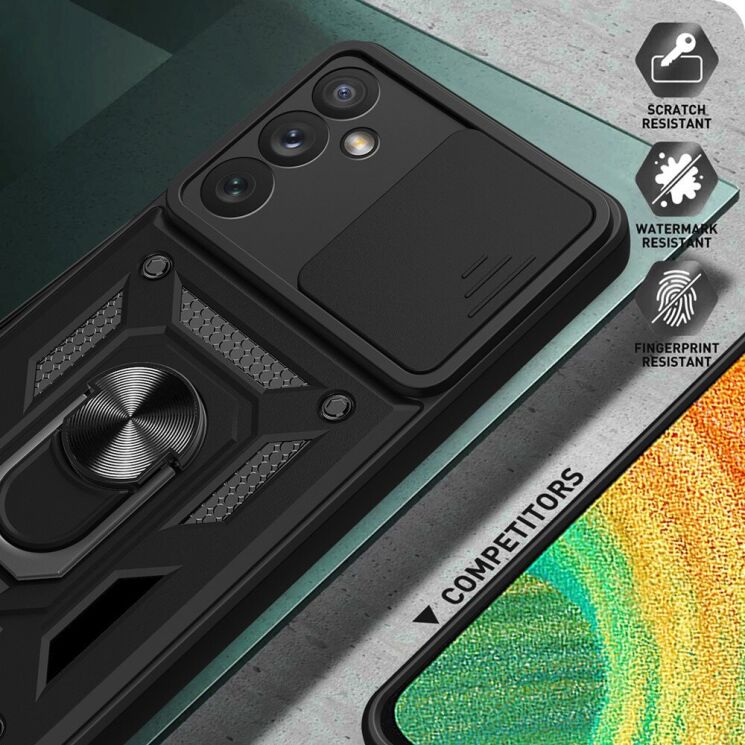 Защитный чехол Deexe Armor Shield для Samsung Galaxy A34 (A346) - Black: фото 4 из 9