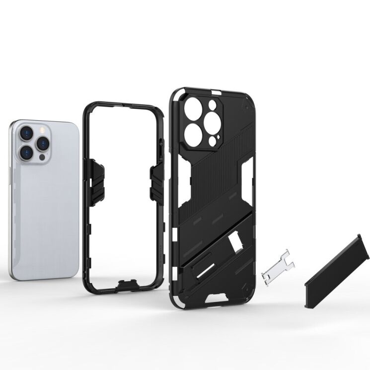 Защитный чехол Deexe Bibercas для Apple iPhone 16 Pro Max - Black: фото 5 из 6