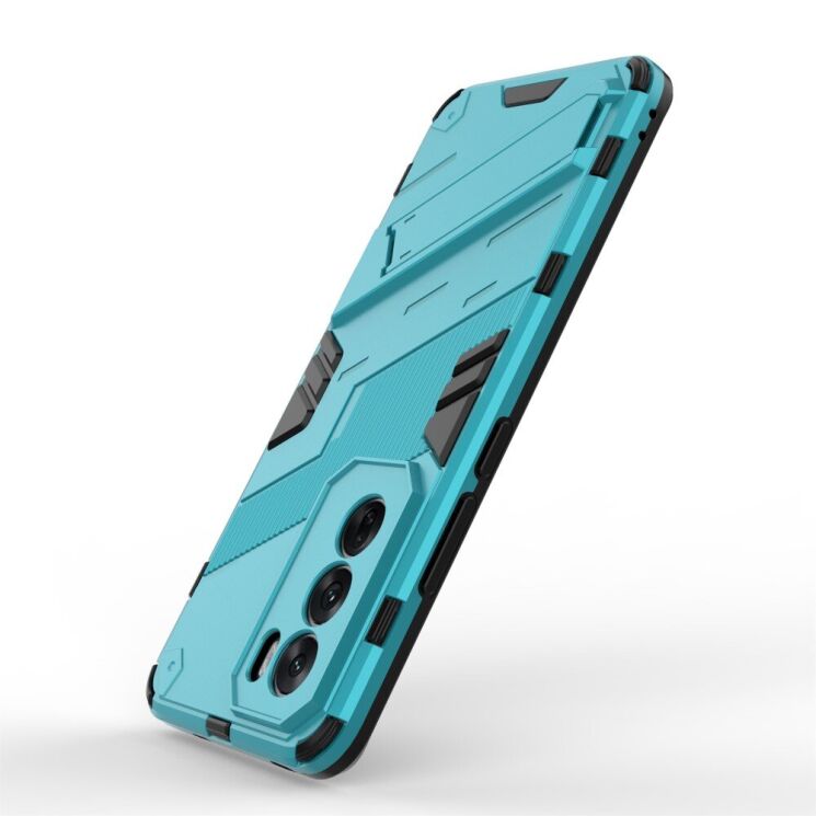 Защитный чехол Deexe Bibercas для OPPO Reno 12 - Baby Blue: фото 4 из 7