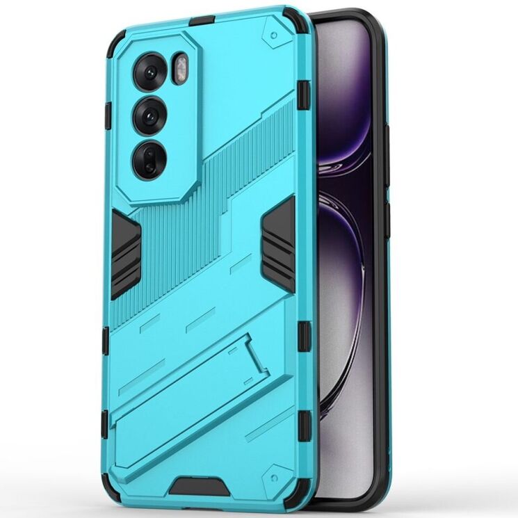 Защитный чехол Deexe Bibercas для OPPO Reno 12 - Baby Blue: фото 2 из 7