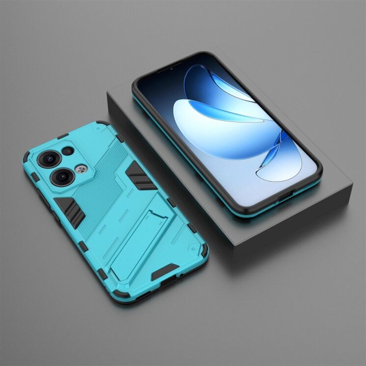 Защитный чехол Deexe Bibercas для OPPO Reno 13 5G - Baby Blue: фото 6 из 7