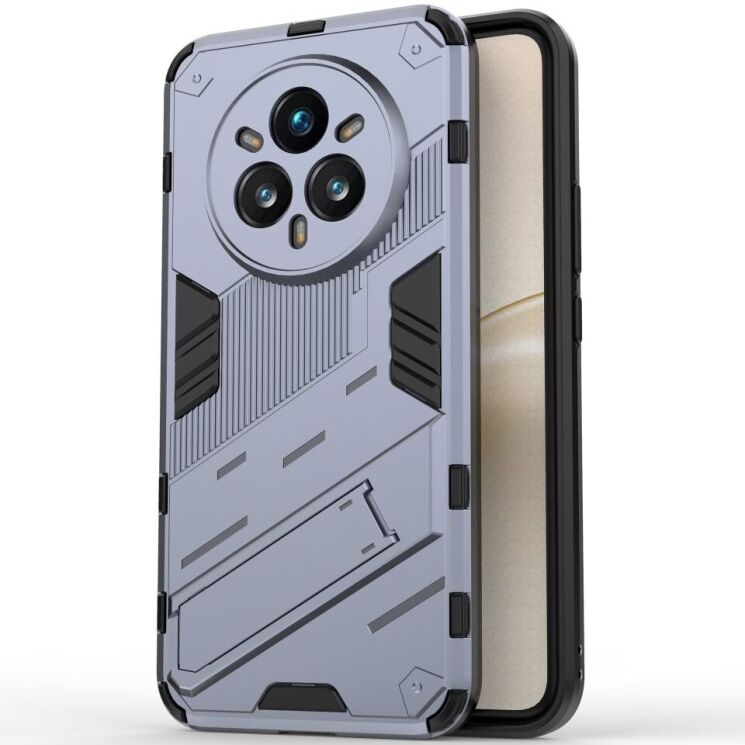 Защитный чехол Deexe Bibercas для Realme 14 Pro Plus - Grey: фото 1 из 6