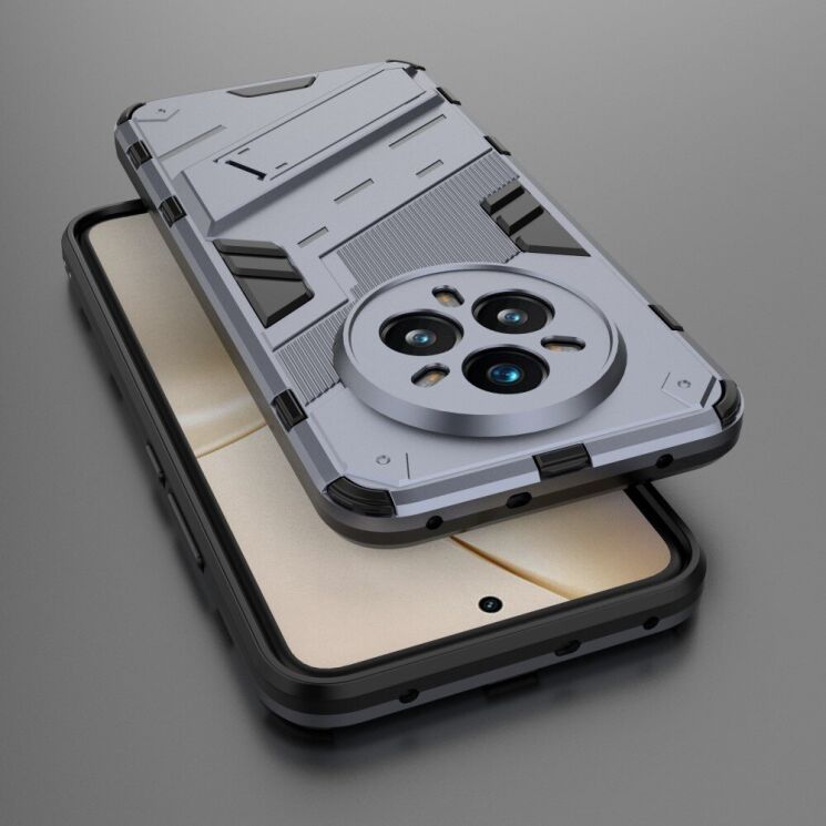 Защитный чехол Deexe Bibercas для Realme 14 Pro Plus - Grey: фото 3 из 6