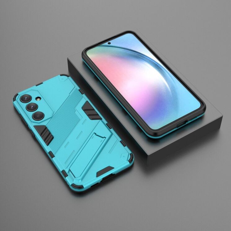 Защитный чехол Deexe Bibercas для Samsung Galaxy A55 (A556) - Baby Blue: фото 3 из 5