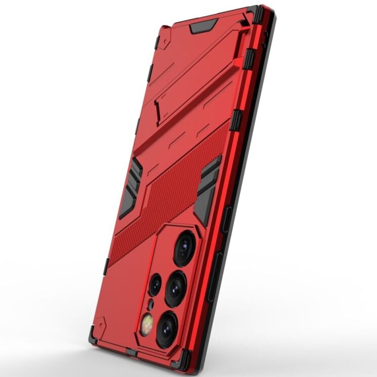 Защитный чехол Deexe Bibercas для Samsung Galaxy S24 Ultra - Red: фото 3 из 5
