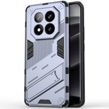 Защитный чехол Deexe Bibercas для Xiaomi Redmi Note 14 Pro Plus - Dark Blue: фото 1 из 6