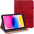 Защитный чехол Deexe Business Cover для Apple iPad 10.9 (2022) / iPad 11 (2025) - Red (306452R)
