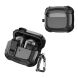 Защитный чехол Deexe Carbon Shield для Samsung Galaxy Buds 3 / Buds 3 Pro - Black / Red (360927BR). Фото 3 из 9