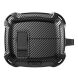 Защитный чехол Deexe Carbon Shield для Samsung Galaxy Buds 3 / Buds 3 Pro - Black (360927B). Фото 1 из 9