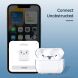 Захисний чохол Deexe Clear Case для Apple AirPods Pro 2 - Transparent (306014T). Фото 7 з 8