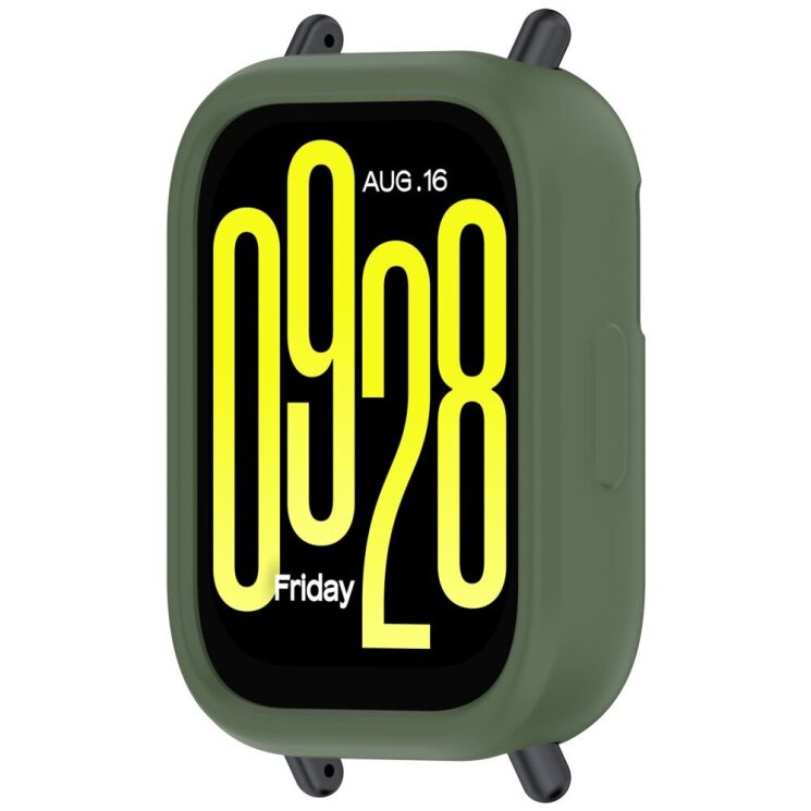 Защитный чехол Deexe Color Frame для Xiaomi Redmi Watch 5 Active - Dark Green: фото 5 из 8