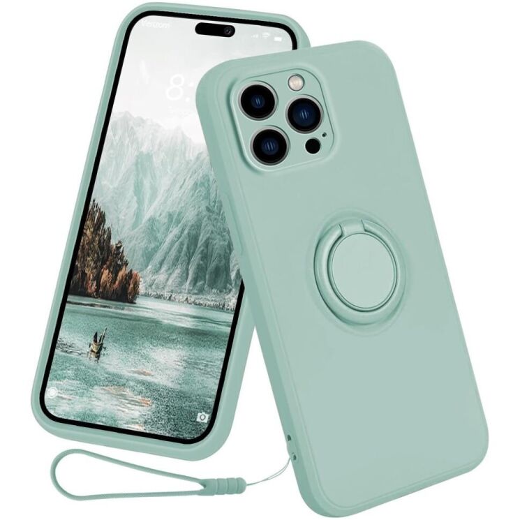 Защитный чехол Deexe Color Shell для Apple iPhone 16 Pro - Light Green: фото 1 из 6