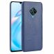 Защитный чехол Deexe Croco Style для VIVO V17 - Blue (317006L). Фото 1 из 5