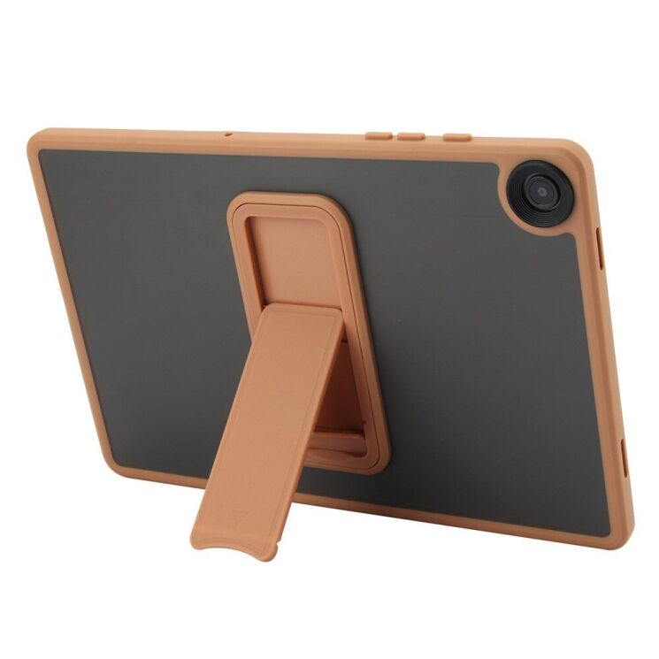 Защитный чехол Deexe Crystal Kickstand для Samsung Galaxy Tab A9 Plus (X210/216) - Gold: фото 2 из 12