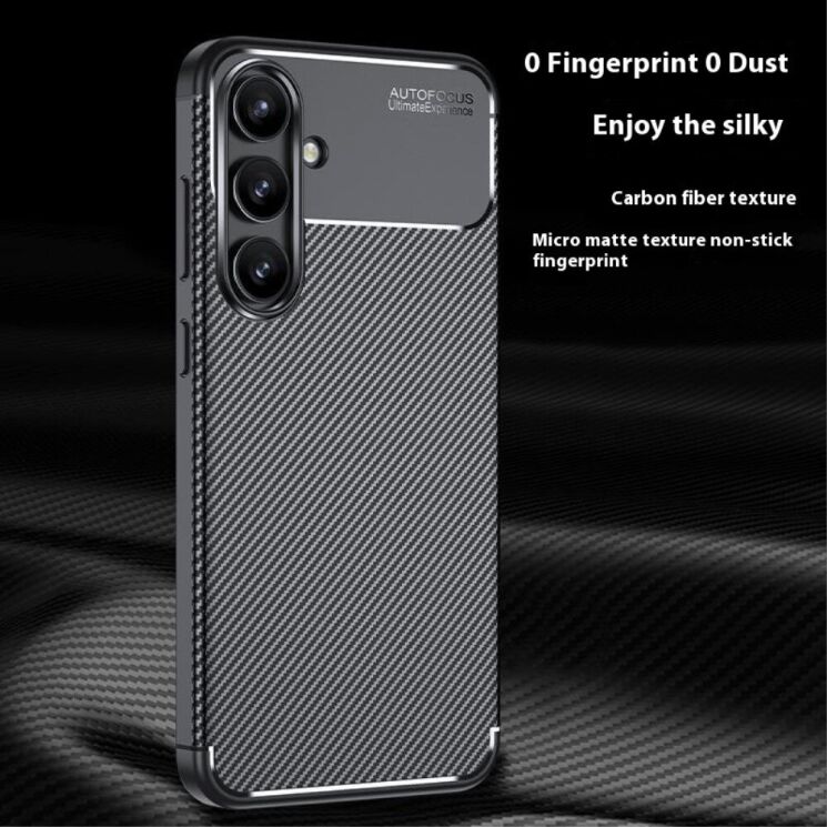 Защитный чехол Deexe Fusion для Samsung Galaxy S24 FE (S721) - Black: фото 10 из 11